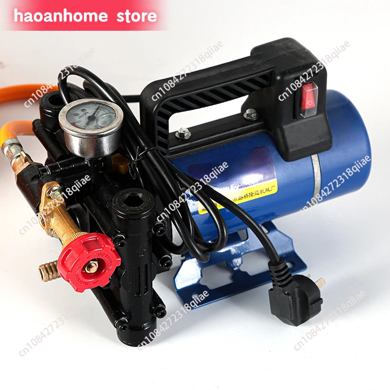 Agricultural Electric High Pressure Pump Spraying Watering Car Wash Irrigation Double Cylinder Piston 12V/24V/48V/60V/220V