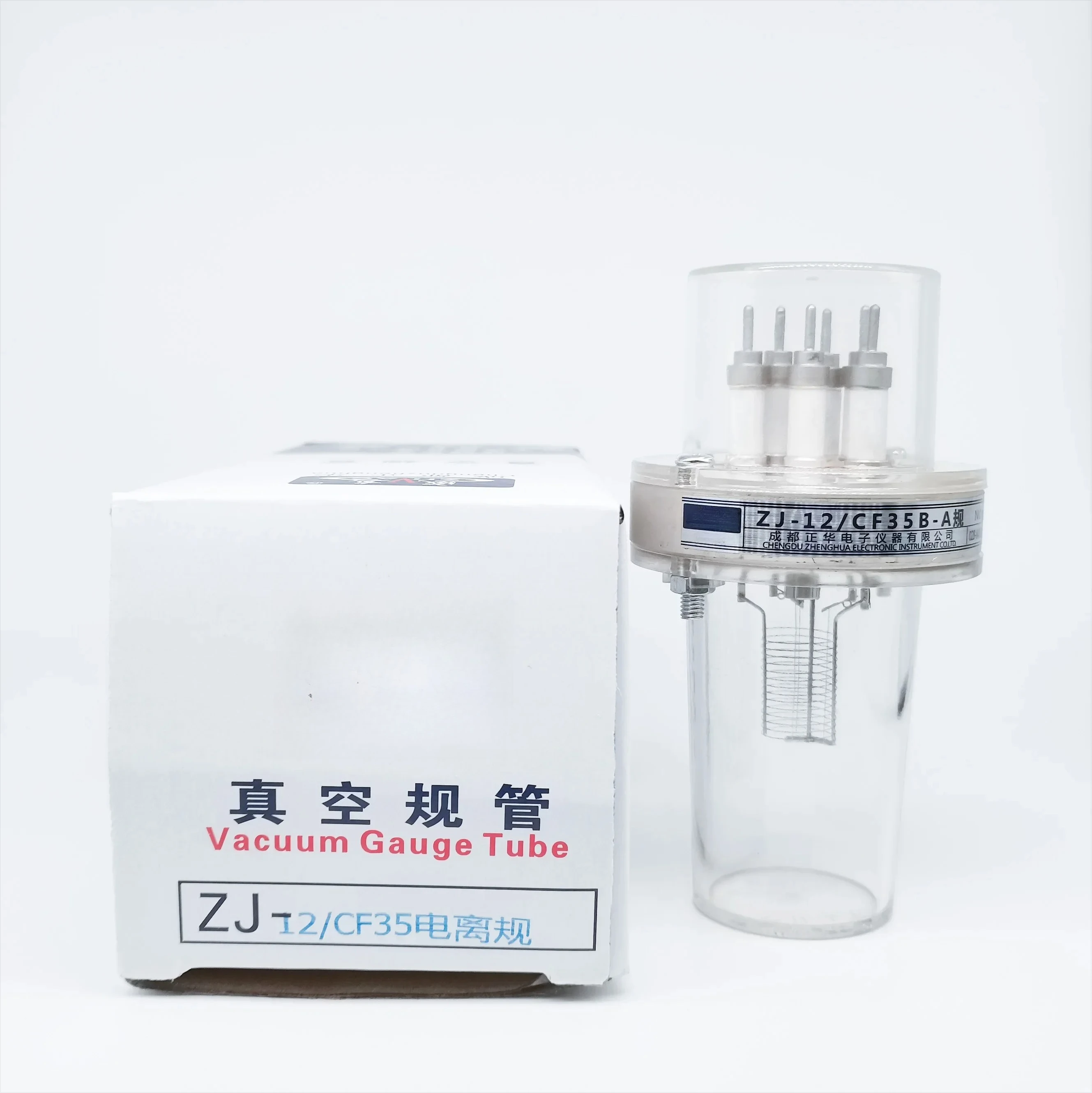 ZJ-12 CF35 Ultra-High Vacuum Ionization Gauge | Precision Pressure Sensor for Vacuum System