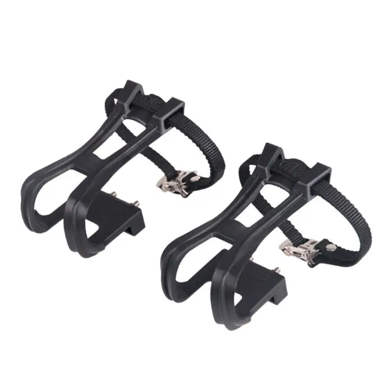 Adjustable Cycling Road Bike Pedal Toe Clip Strap Belt Pedal Shoe Harness Cycling Shoes Casing Holder Band Strip