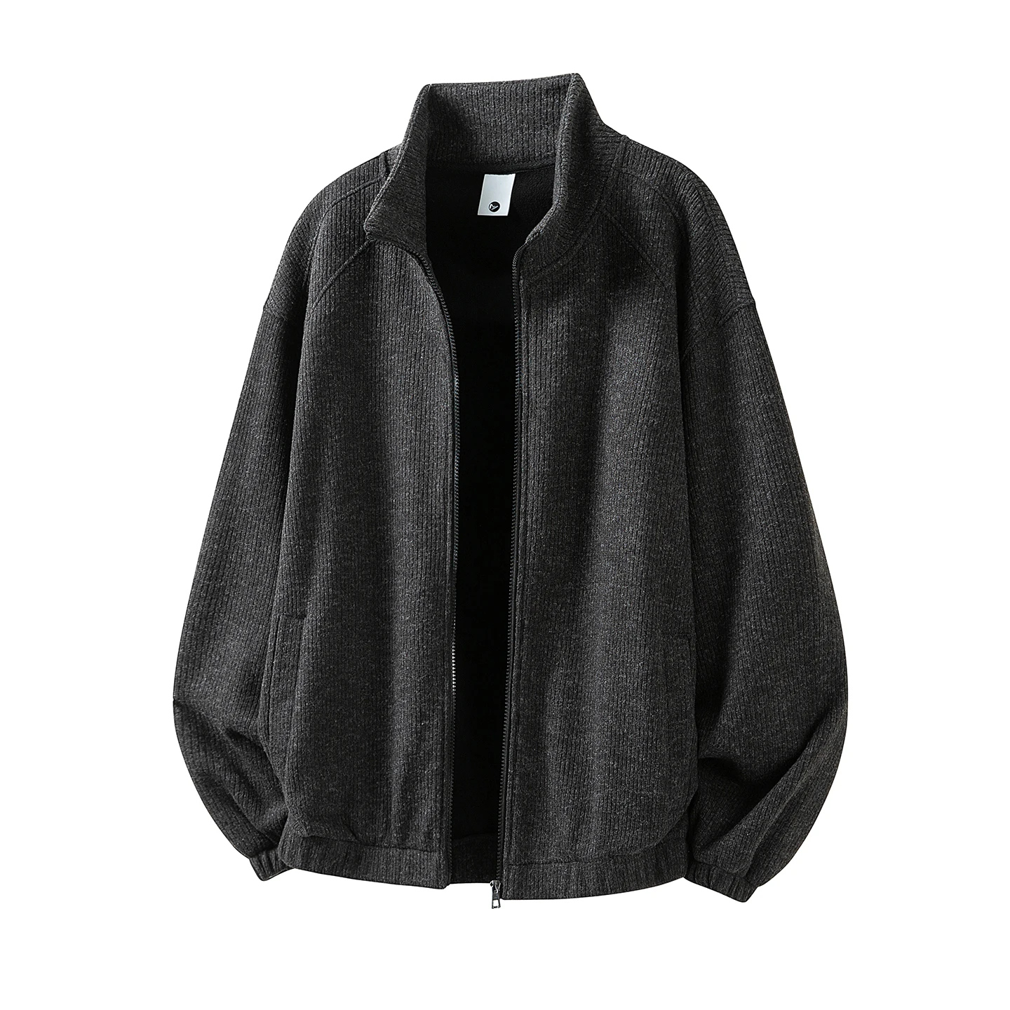 Fall/Winter New Style High-Quality Printed Striped Men's Zippered Sweatshirt Casual Multi-Complimentable American Style Coat