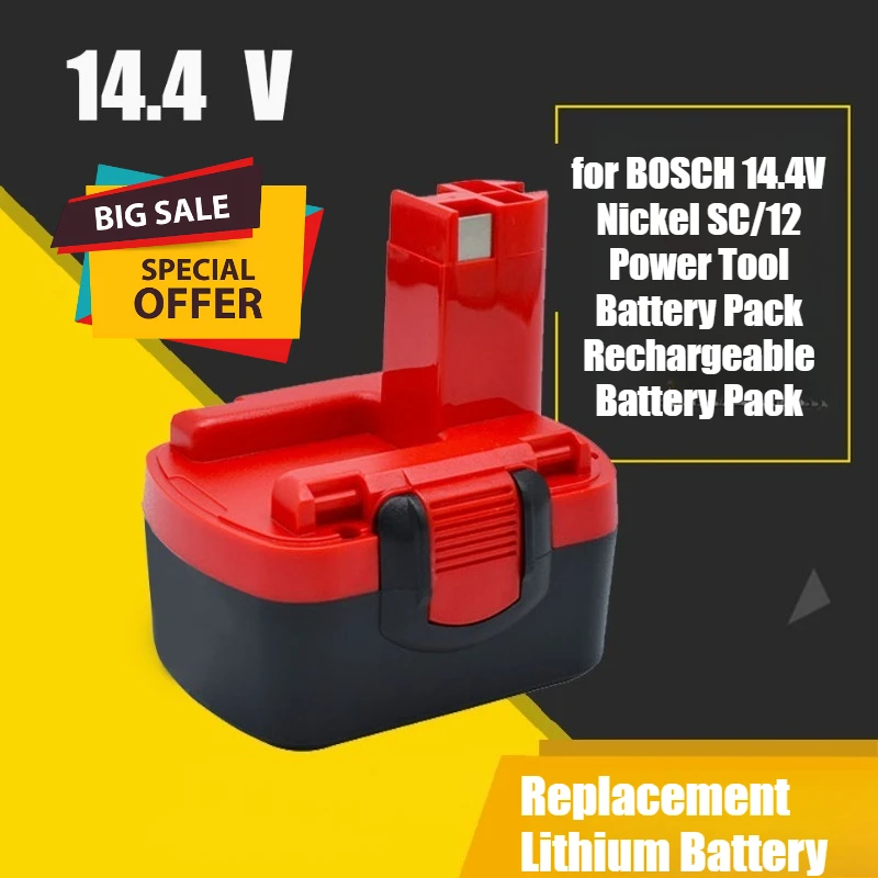 

Replacement for BOSCH 14.4V Nickel SC/12 Power Tool Battery Pack Rechargeable Battery Pack
