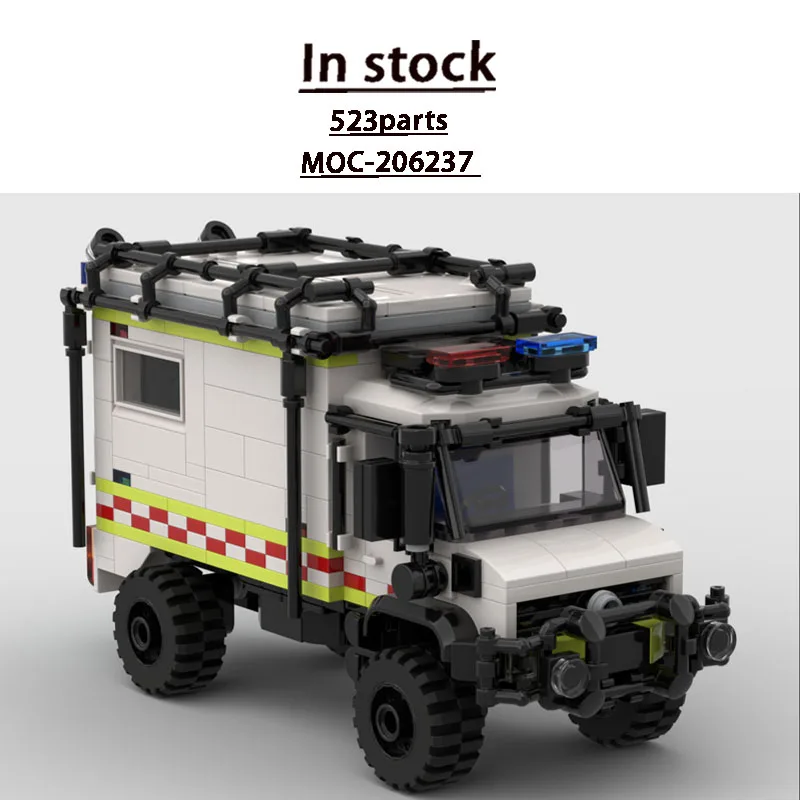 moc-206237-new-urban-classic-rescue-ambulance-brick-model-523-parts-boys'-and-children's-birthday-and-christmas-toy-gift