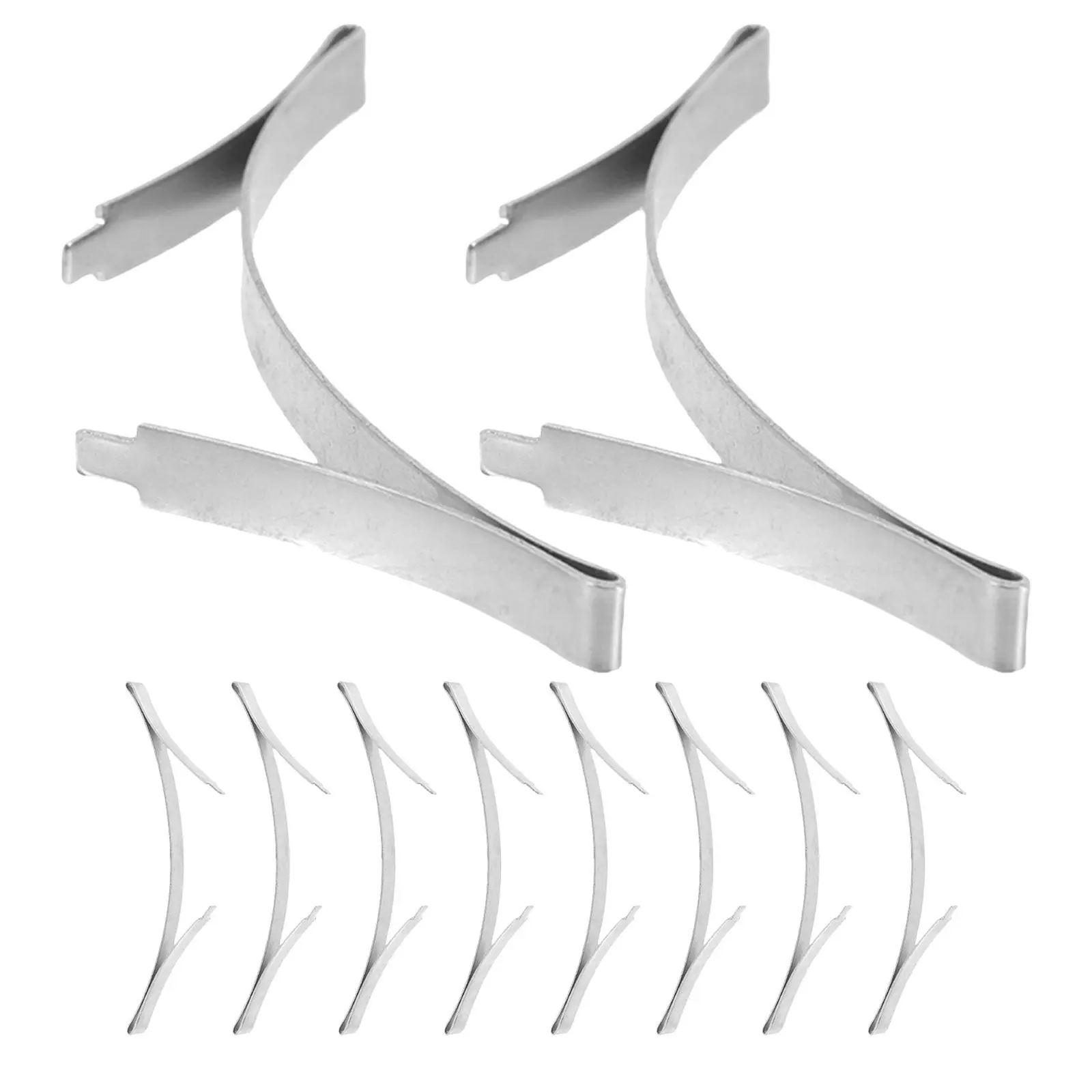 10Pcs Sliding Wardrobe Track Stopper Door Bottom Guide Anti-Collision Groove Buffer Rail Positioner Shower Anti-Collision Groove