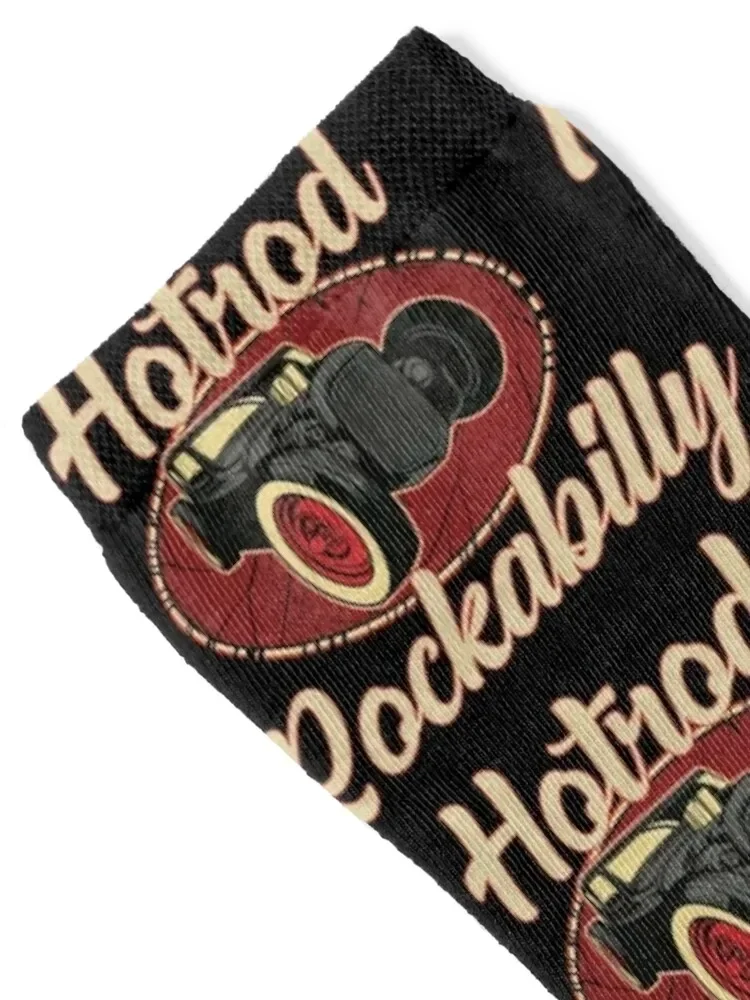 Hotrod Rockabilly Socks christmass gift christmas gifts Stockings man cycling Men's Socks Luxury Women's