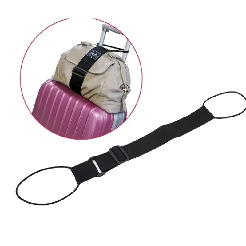 

1/2/5 шт. эластичных регулируемых ремней для багажа, для повышения безопасности при путешествиях, фиксирующие укрепляющие ремни для ручной клади