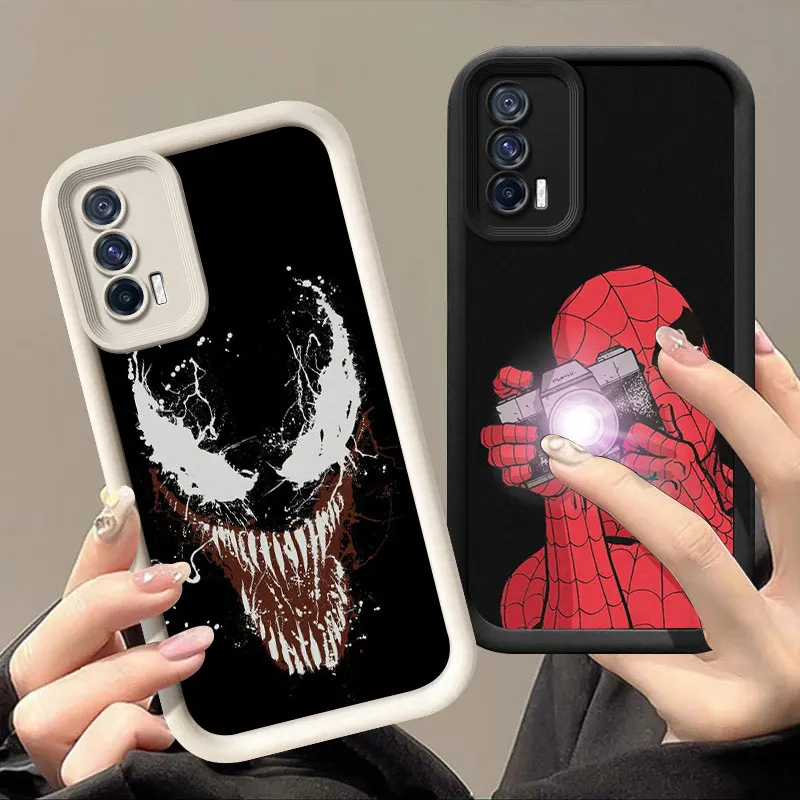 Venom Spider-Man Phone Case For VIVO V30 X80 X90 X100 Pro V29E V30E V40 Y75 Y78 Y100 5G Y02 Y17 Y22 Y76 S Y03 Y21 Y27 Y28 Y35