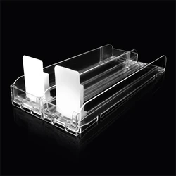 4 Pcs Supermarket Cigarette Pusher Automatic Propeller Integrated Cigarette Rack Convenience Store Wide Cigarette Case Display