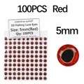 100pcs Red 5mm