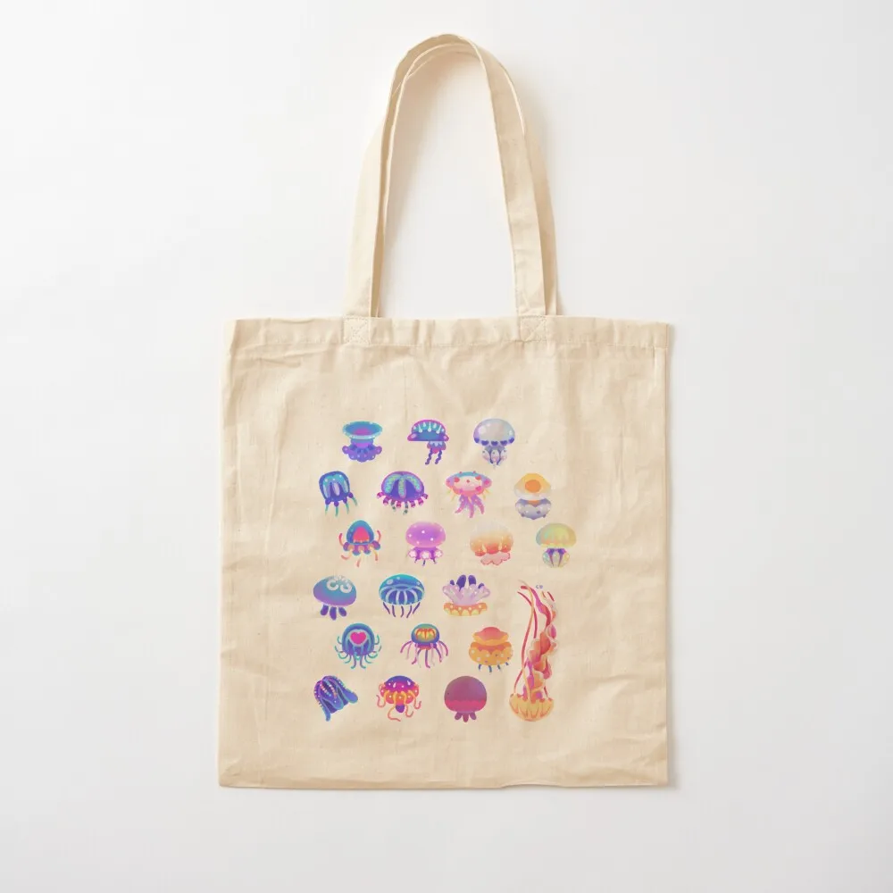 

Jellyfish Day Tote Bag Lady bags tote bag university Canvas Tote Bag