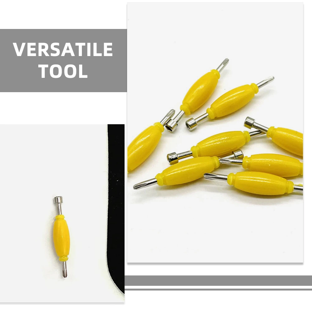 12 قطعة من مفكات لوحة الإصبع وألواح التزلج وأدوات سطح السفينة وألواح الأصابع المعدنية ورؤوس مزدوجة مزدوجة #2