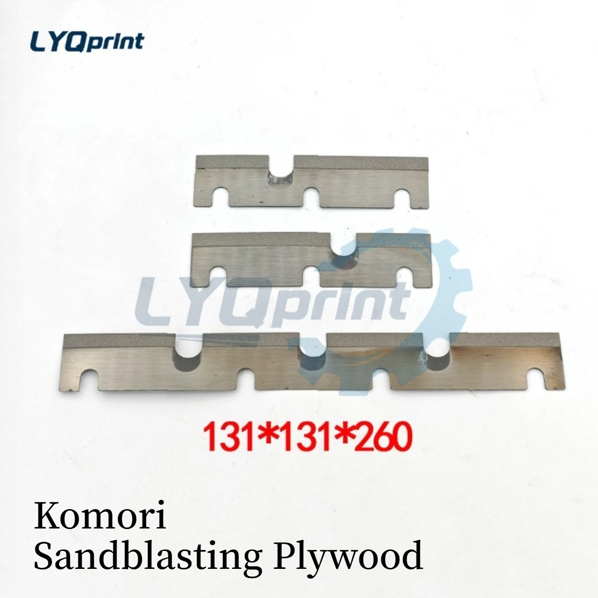 Komori 625 Commercial Wheel Sandblasted Sandblasted Clamp Plate Size Length 131MM 260MM Thickness 1MM Brand New