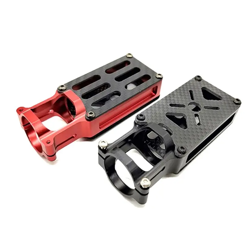 PHILE-Multi-Axis Motor Mounting Base Aluminum Alloy D25mm Carbon Tube Mounting Base Suitable For Motors Red