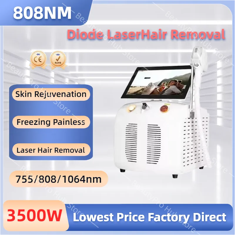 

808nm Diode Laser Hair Removal Machine 2-in-1 Picosecond Tattoo & Hair Removal High-Intensity Pulse Beauty