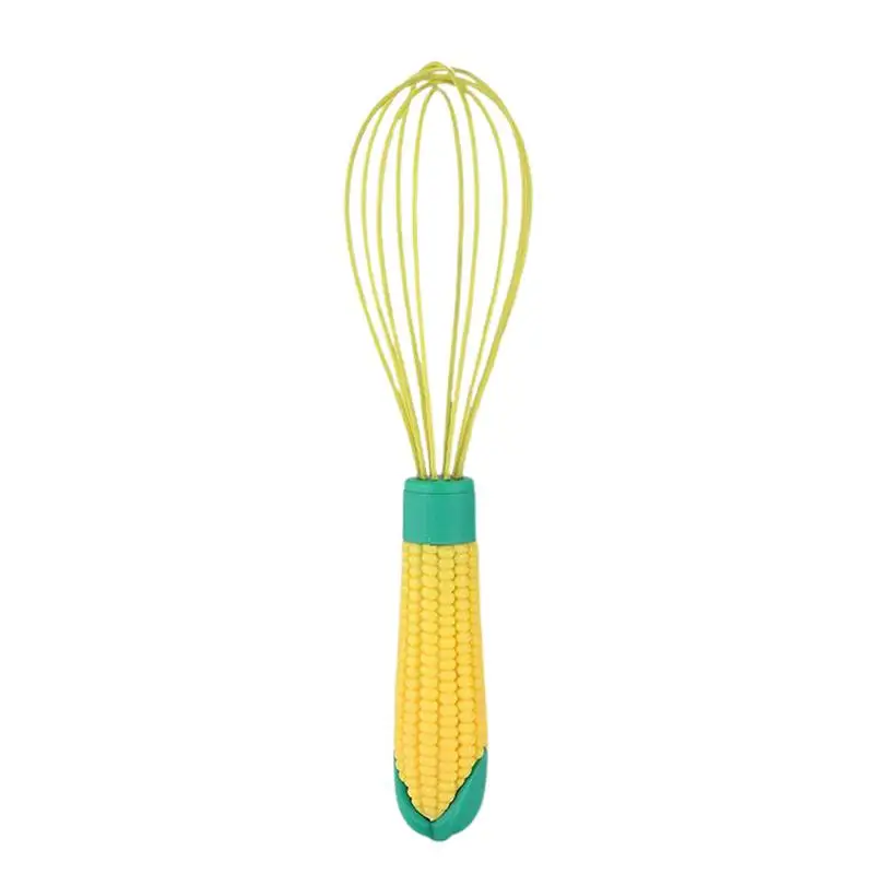 Silicone Whisks For Cooking Heat Resistant Balloon Whisk Silicone Kitchen Egg Whisks Handle Beater Blender For Non-Stick