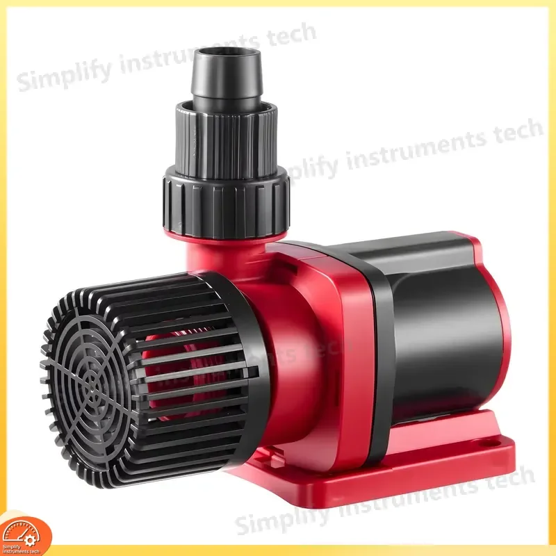 24V DC 100W Silent Aquarium Water Pump 2642GPH Marine Wave Maker Return Pump Adjustable Flow 19.7ft Max Head with Controller