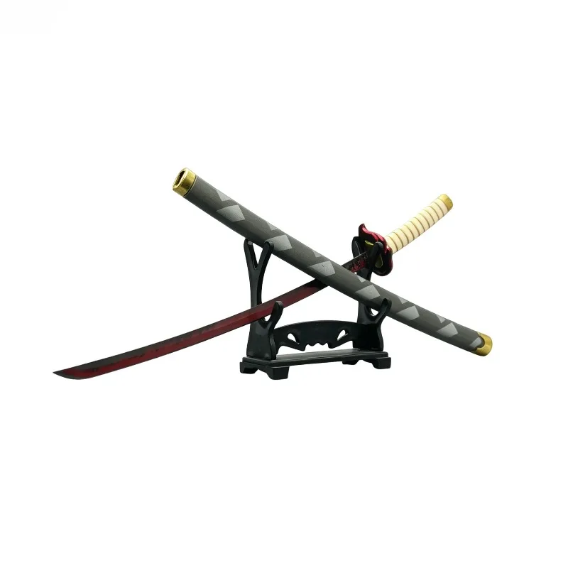 Alloy model sun gear knife, left and right blade, ghost, charcoal, cure, Lang wife, cartoon weapon collection ornaments. anime