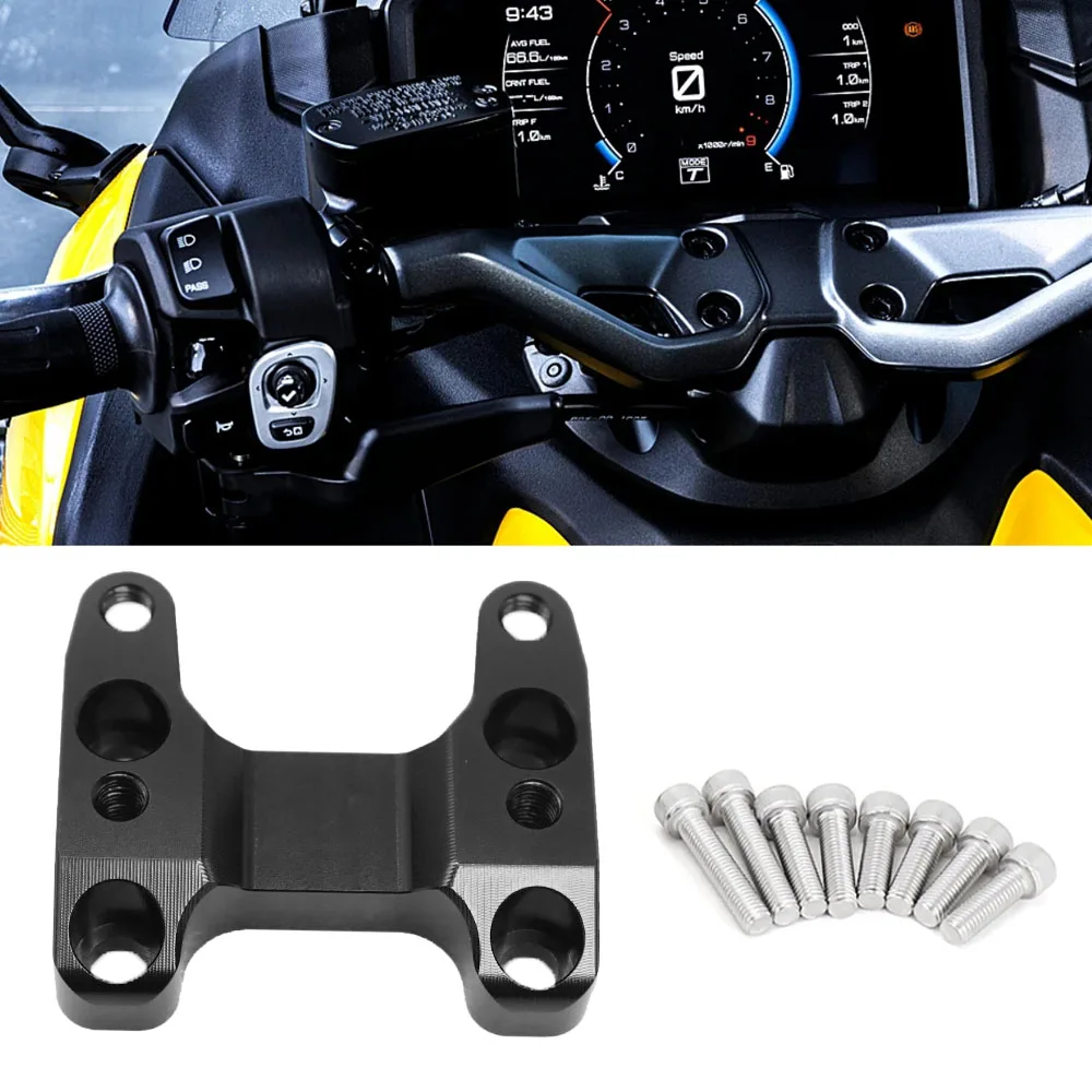 For TMAX560 T-MAX560 T-max TMAX 560 2022 2023 Motorcycle CNC Handle Bar Raiser Extend Mount Clamp Adapter Handlebar Riser