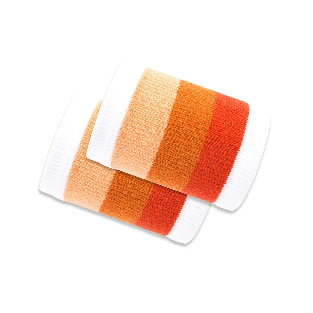 

2 Pairs Sports Wristband Sweatproof Moisture Exercise Wrap Fitness Hand Band Cotton Strap Stretchy Breathable Gym Tennis