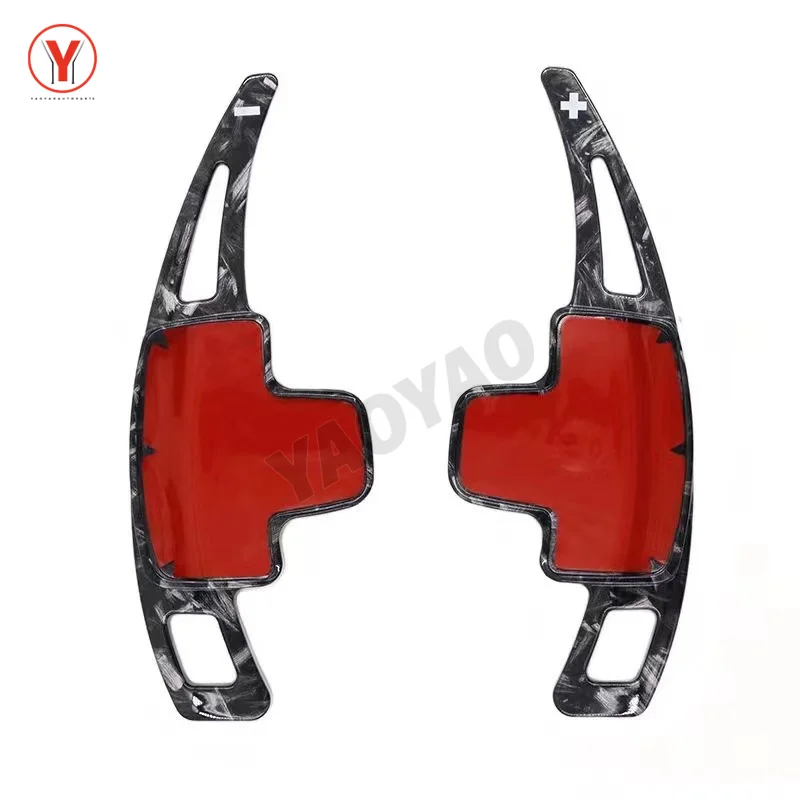 Palas de extensión de cambio de volante de coche de fibra de carbono para Mercedes Benz A, B, M, E, Clase W176, W212, W246, GLK, SLK, CLA, GLA