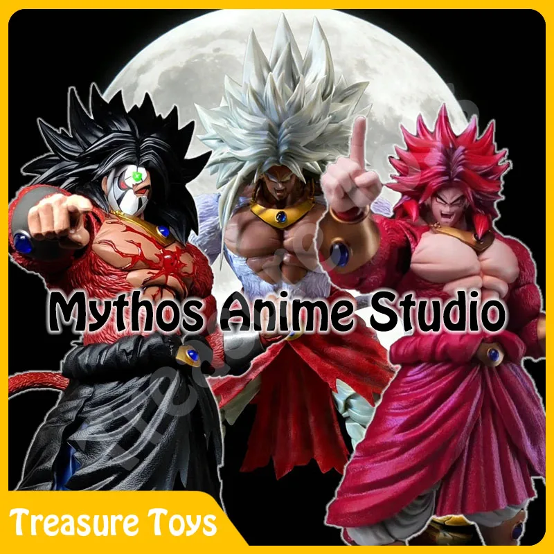 Mythos Anime Studio Broly Figure Dragon Ball Super Saiyan 4 SSJ5 Broly Skoll Hati Anime Action Figure Model Toys Gifts
