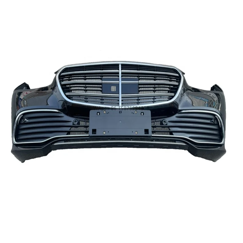 

The New S Series W223 Luxury Version of the Front Bumper Assembly Surrounded Guard bar Grid for
