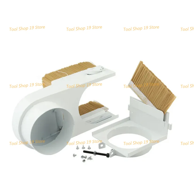 Imagem -04 - Máquina Fresadora Cnc Capa contra Poeira Escova Coleta de Poeira Botas Escultura em Madeira Eixo Ferramenta de Limpeza de Fresagem