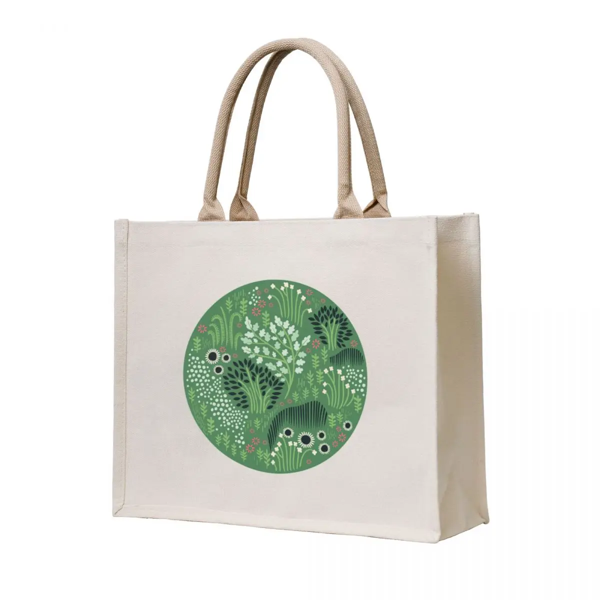 

Emerald Meaddow Tote Bag foldable reusable bag shopper bag women Canvas