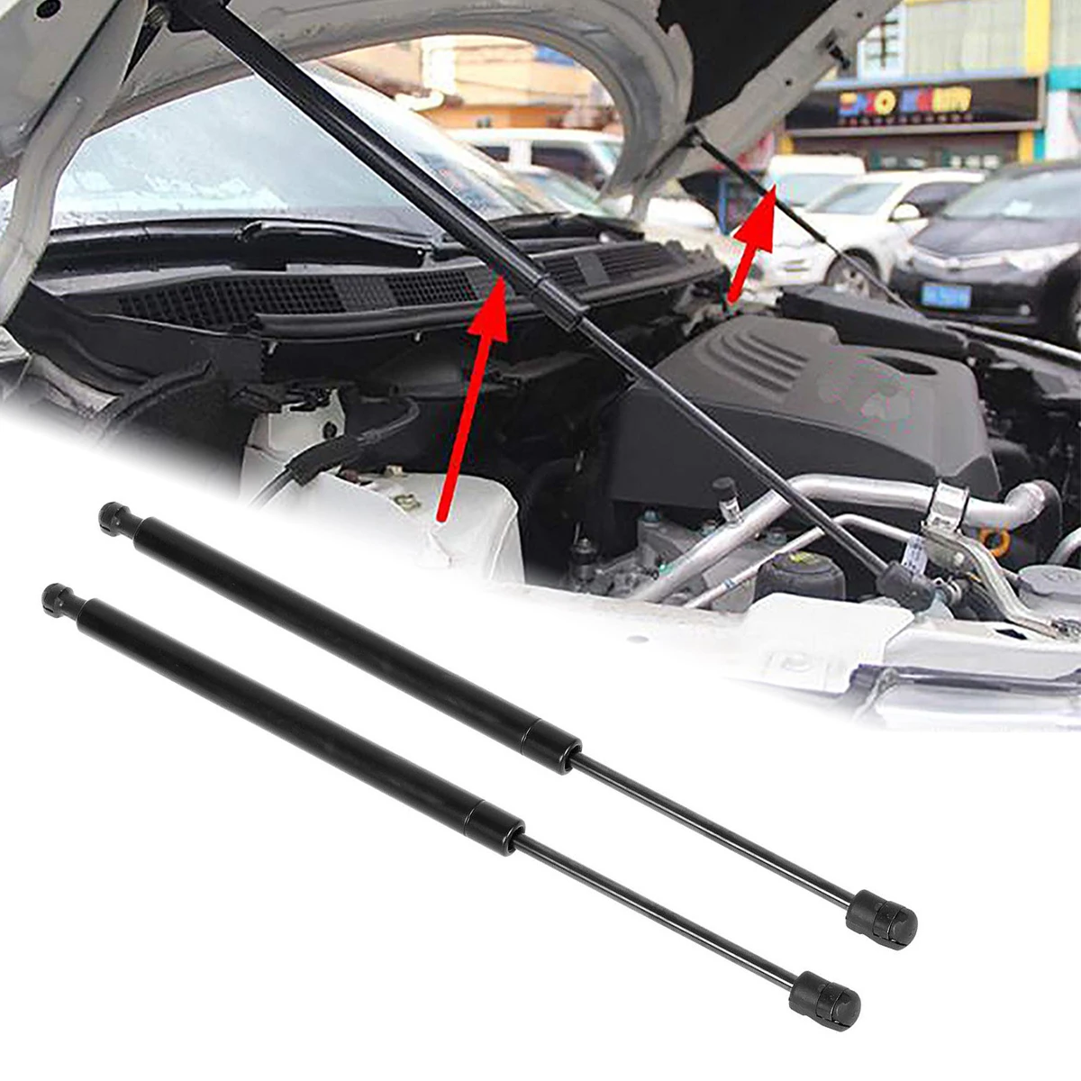 

2PCS Front Engine Hood Lift Support Spring Shock Gas Strut Arm Rod For Lexus GS300 GS350 GS430 GS460 2005-2012 Car Accessories