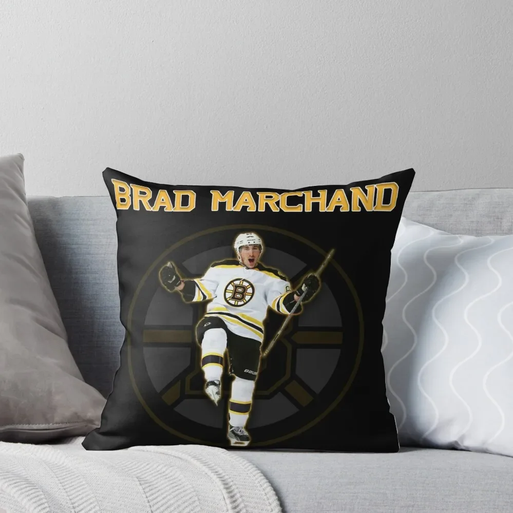 

Brad Marchand Throw Pillow
