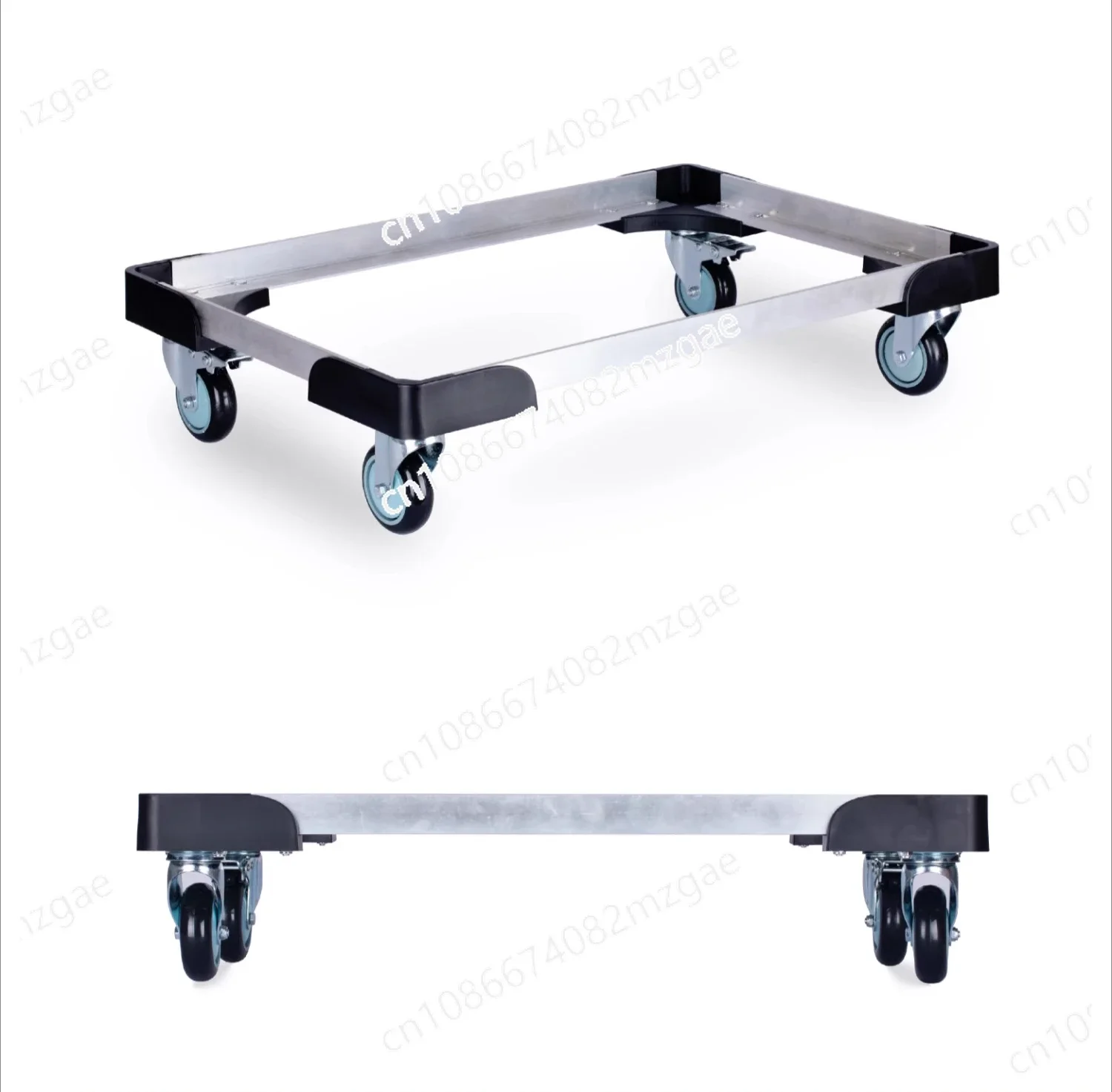 Pulley Aluminum Alloy Frame Universal Wheel with Foot Kill Silent Mobile Flat Panel Handling Cart