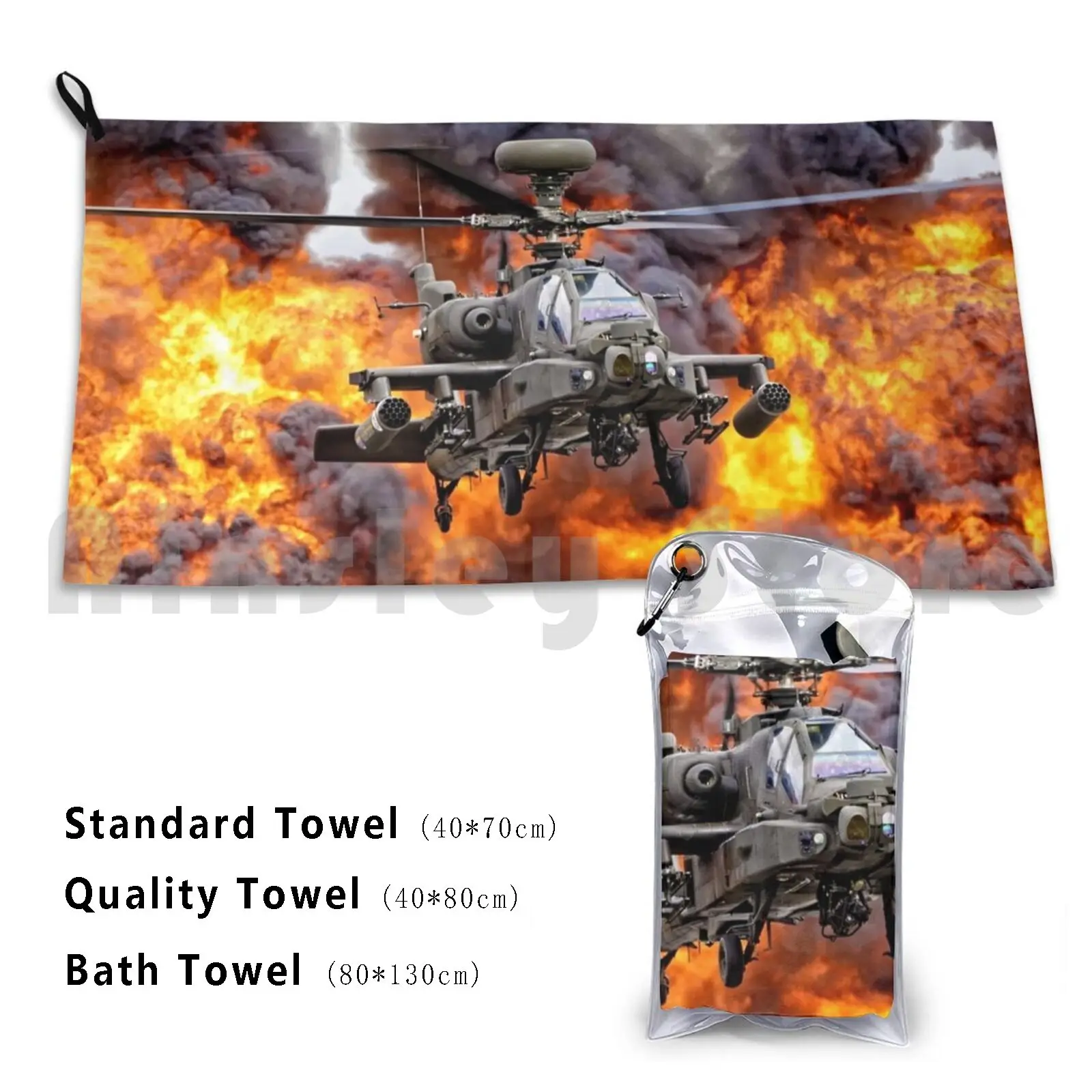 Augustawestland Apache Ah1 Bath Towel Beach Cushion 1770 Augustawestland Apache Ah1 4 Regiment Army Air Corps