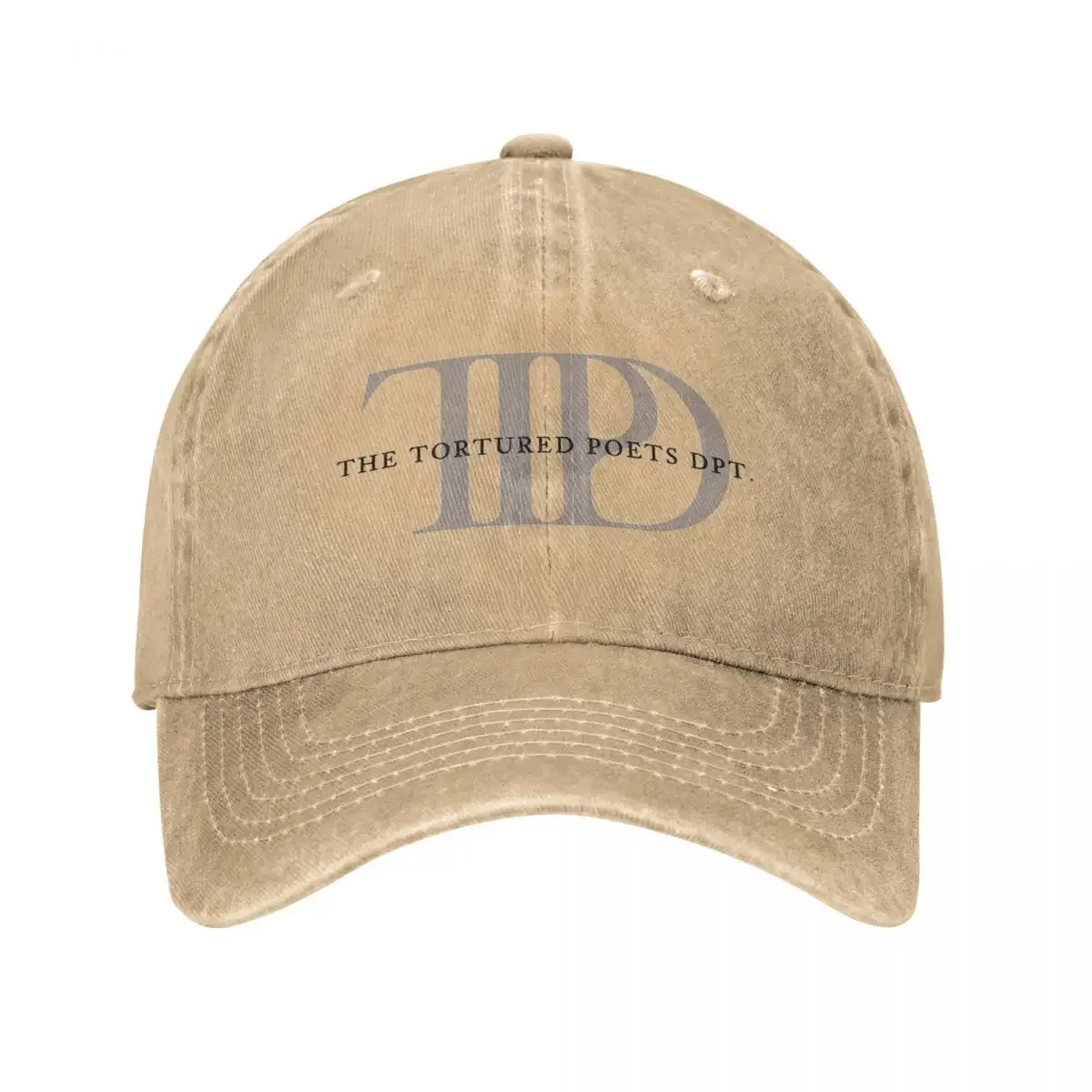 The Tortured Poets Department TPD Logo Baseball Caps Outfit Retro Distressed Denim 2024 New Album Hat Unisex Outdoor Adjustable