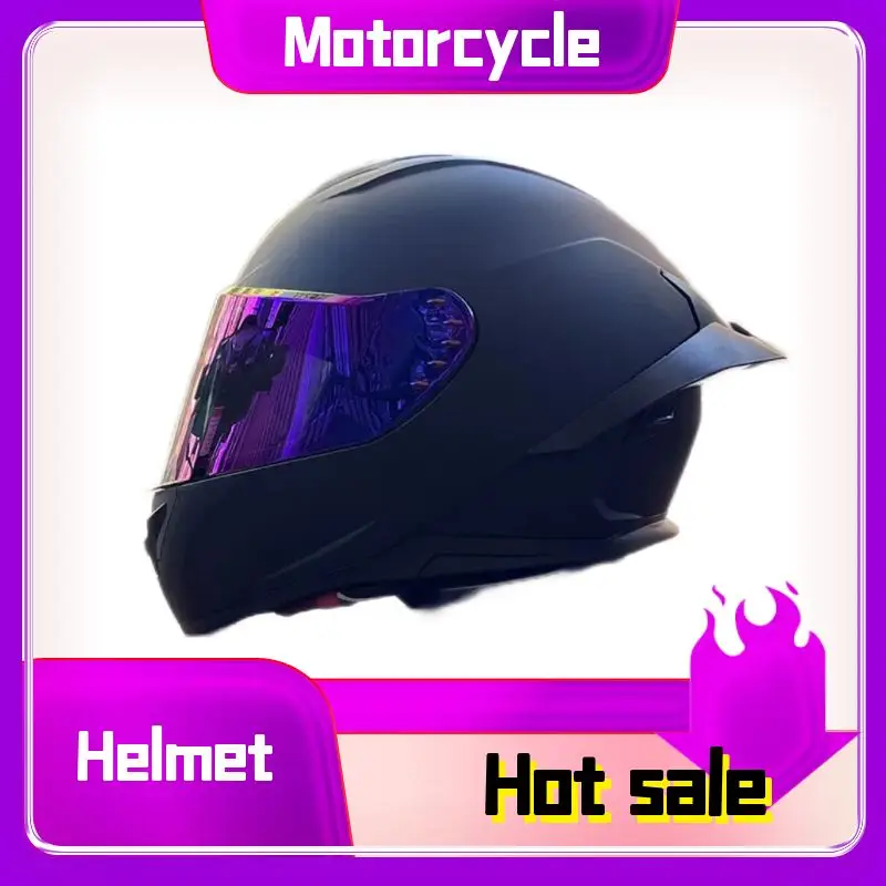 

Motorcycle Helmet Full Face Helmet Binocular Mirror Winter Tail Semi Full Coverage Four Seasons DOT Approve Casco De Moto