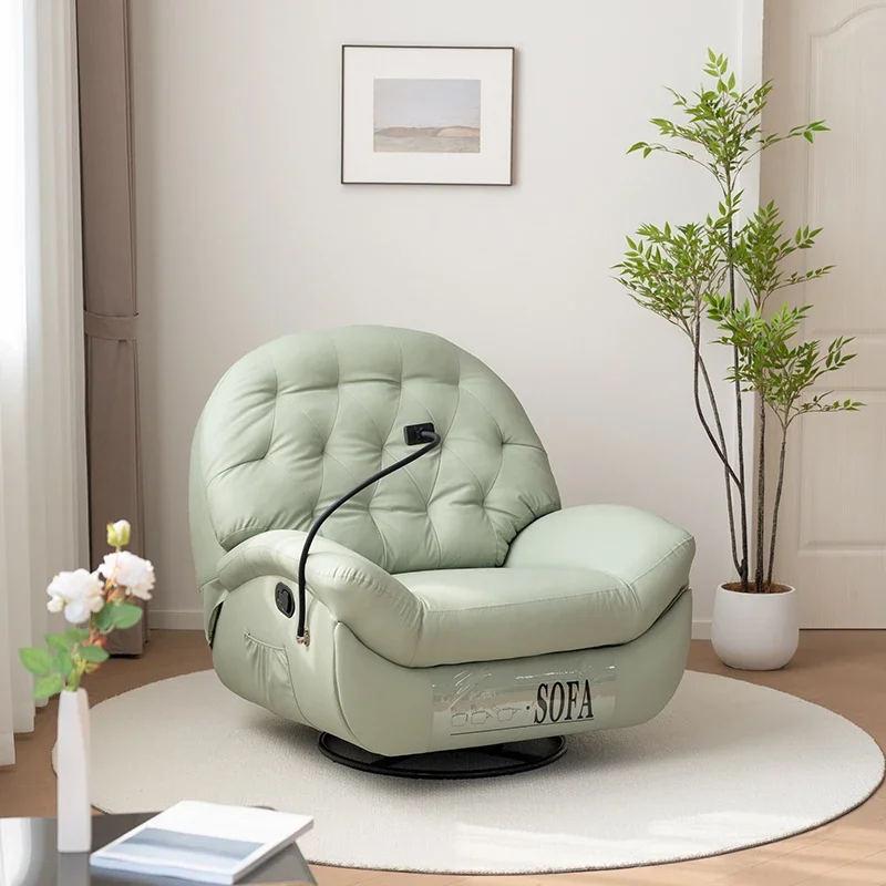 

Электрические сидячие диваны, лежачие качающиеся USB-диваны, мобильные диваны, кронштейн для телефона, кушетка, современный одиночный диван Soggiorno, мебель для гостиной