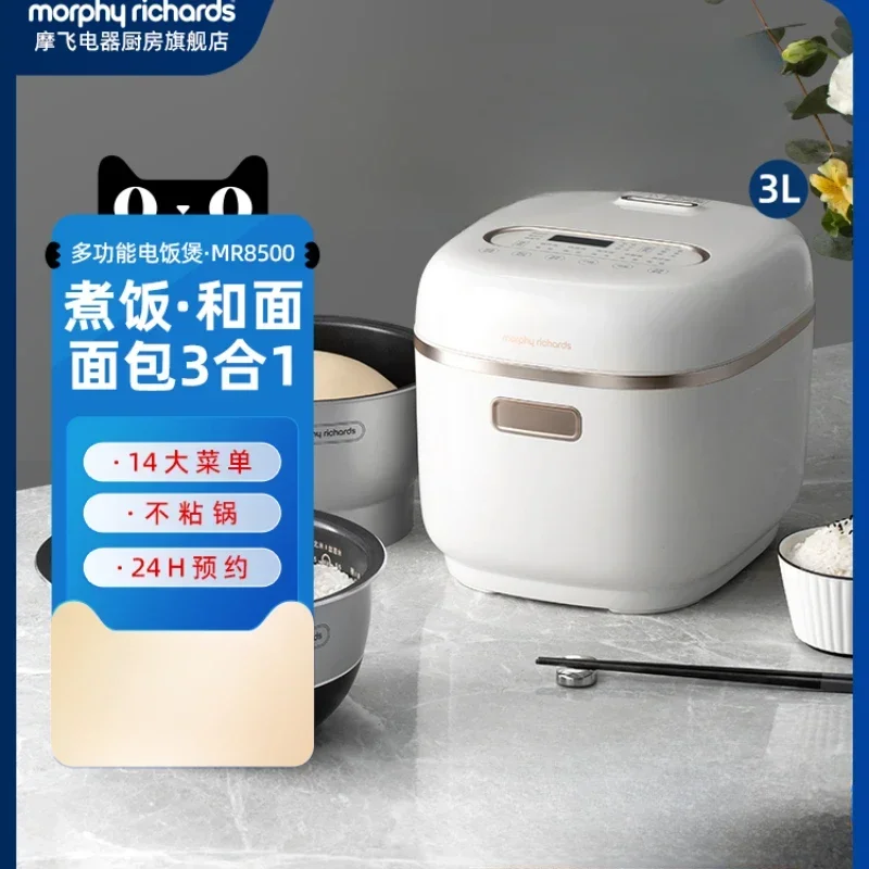 

220V Intelligent Bread Maker and Small Double Pot Rice Cooker with Multi-functions