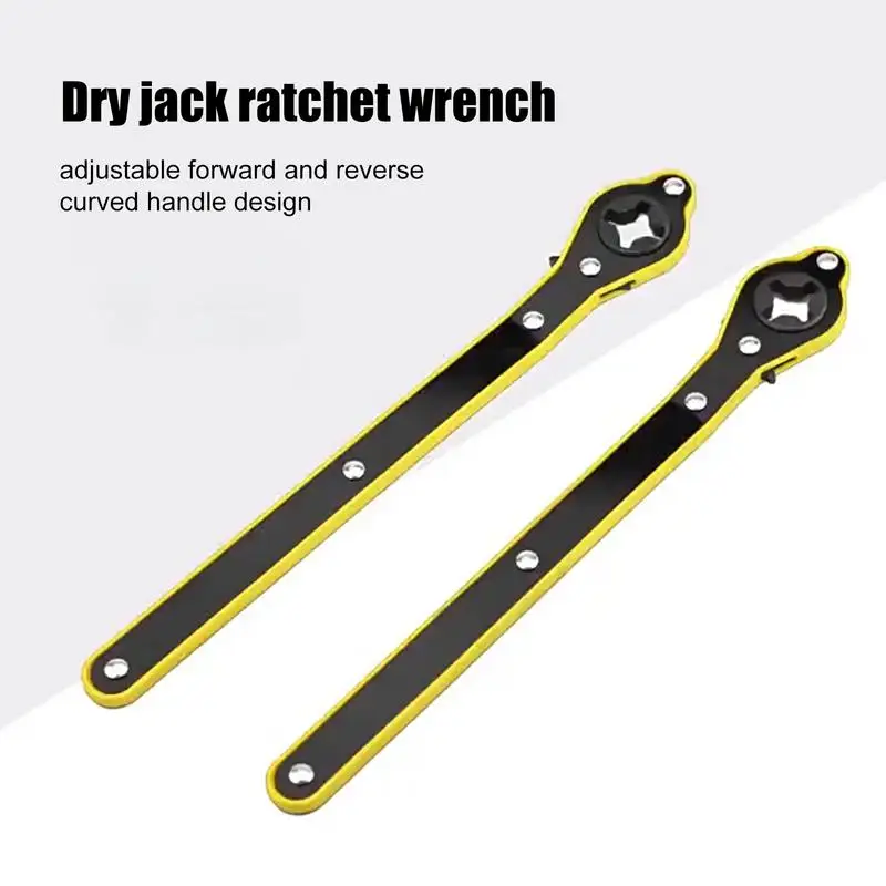 Auto Jack Ratchet Wrench Speed Handle Repair Tool Labor-Saving Jack Ratchet Wrench Tool Tire Jack Lift Wrench With Long Handle