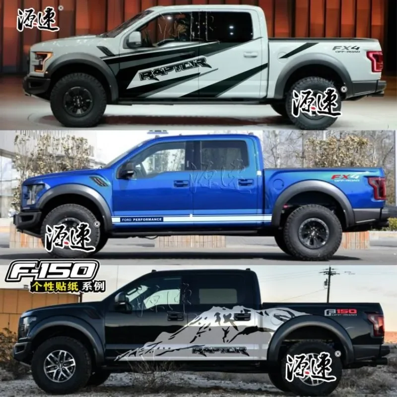 

Car Styling Customized modification Sport Sticker FOR Ford Raptor F150 Auto Body Decor Vinyl Decals Accessorie