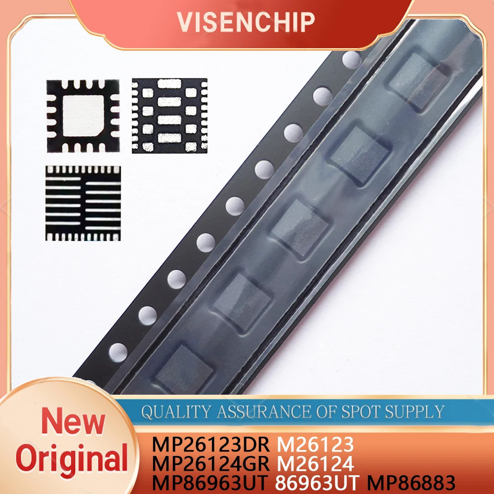 5pieces New Original MP86963UT MP86963 86963UT MP86883 MP86883GQKT MP26123DR MP26123 M26123 MP26124GR MP26124 M26124 QFN