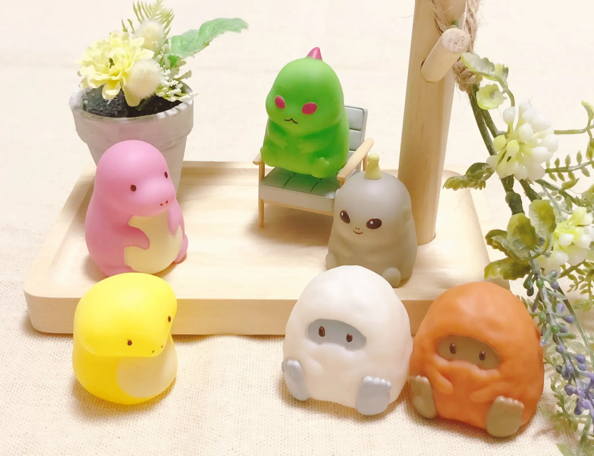 YELL capsule toys cute kawaii Oshinobi UMA san Unidentified creatures Yeti Bigfoot Tsuchinoko Gacha Gacha models figures