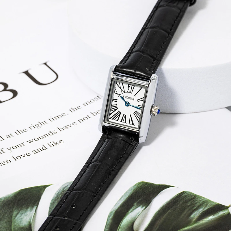 Classic Simple Light Luxury Exquisite Commuting Square Advanced Quartz Watch Temperament Belt All Kinds Of Ancient Style Watches