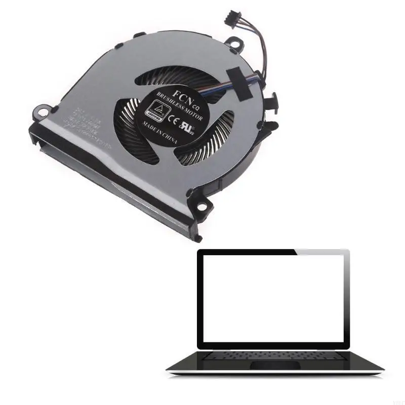 Notebook CPU-koelventilator 5V 0,5a 4pin 4Wire CPU Radiator voor Pavilion 15-EC