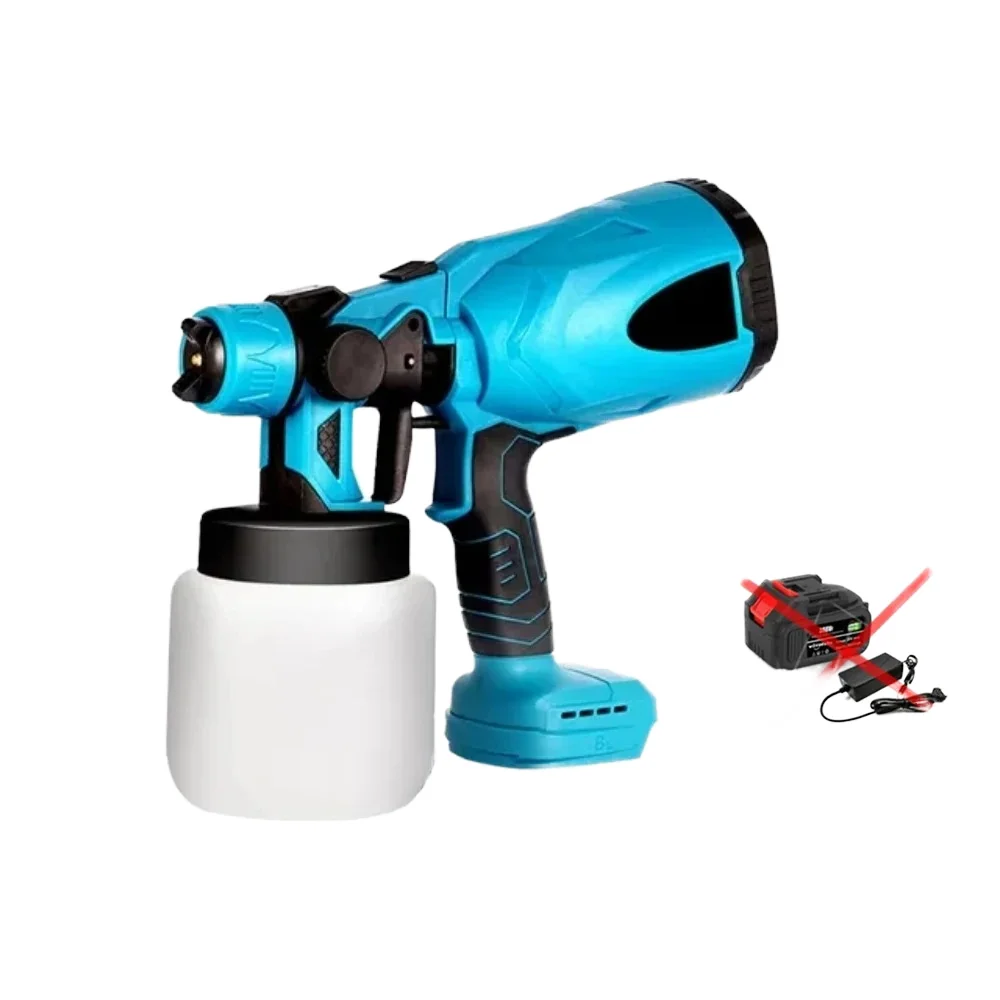 Large Capacity Electric Spray Gun Small Battery-Powered Industrial & Household Paint Spraying Machine For Latex Paints