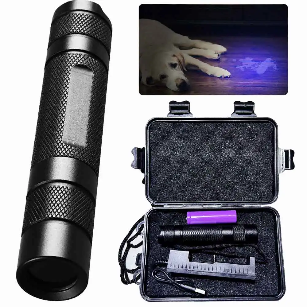 

Новый УФ-фонарик 365 нм, флуоресцентная лампа для обнаружения реагентов Anrik, водонепроницаемая УФ-черная зеркальная древесина, специальная идентификация