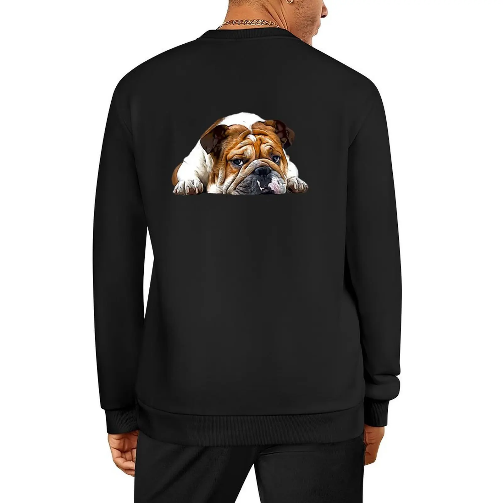 

English British Bulldog Pullover mens designer clothes male clothes anime clothing tracksuits sweatshirt men