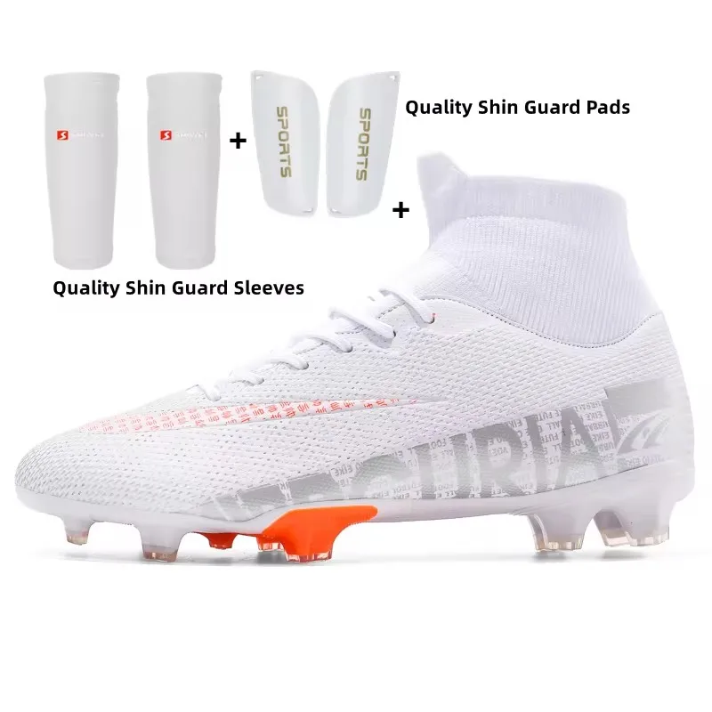 Soccer Cleats Men Boys Soccer Shoes Football Boots High Ankle Kids Training Sport Sneakers Football Shoes