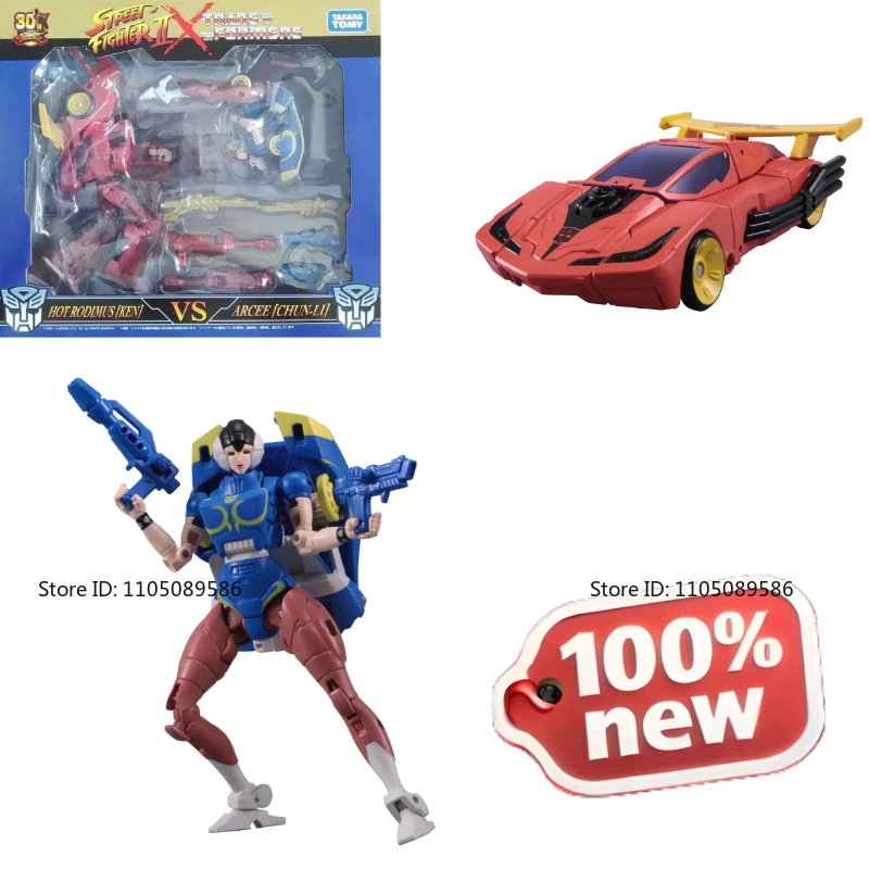 

Совершенно новая оригинальная коробка, трансформер G1 Ken vs Chun-Li, фигурка, модель, праздничные подарки, украшения для студии, украшения, фигурка робота