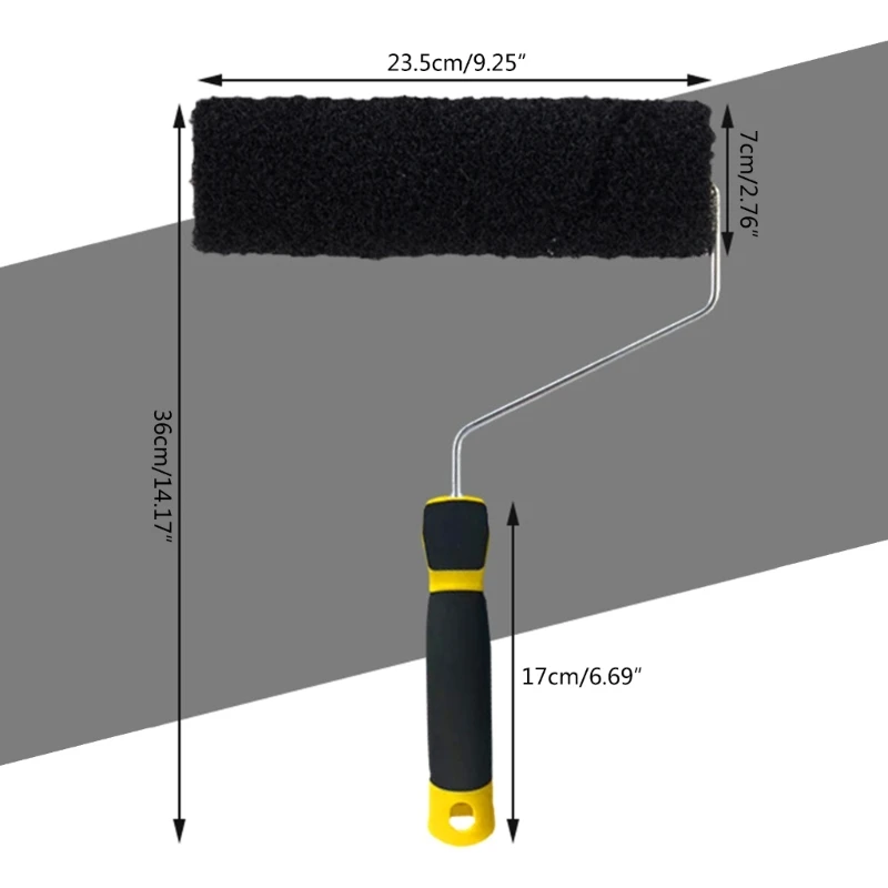 Cepillo pared Y1UU 9 pulgadas, herramienta versátil, eficiente y fácil usar, duradera para enyesar