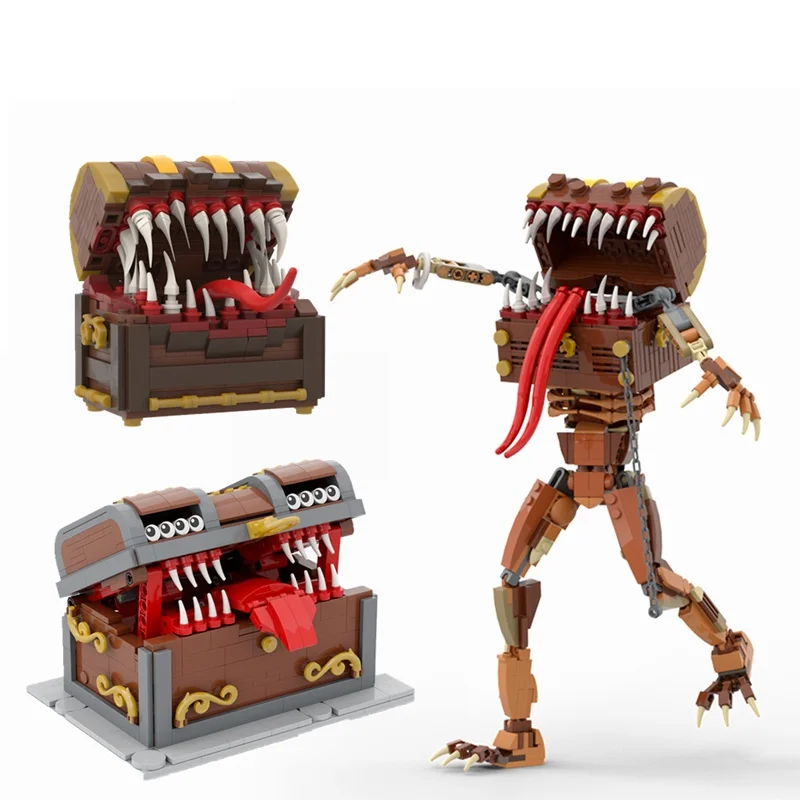 

Buildmoc, игра, драконы, имитация груди, монстр, экшн-фигурки, робот MOC, строительные блоки, игрушки для детей, подарки, игрушки