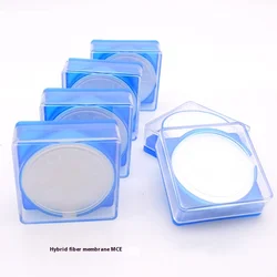 50pcs Microporous Filter Membrane MCE Water Microfiltration 50mm*0.1/ 0.22 /0.45/0.8/1/8um Aqueous Membrane MCE Mixed Cellulose