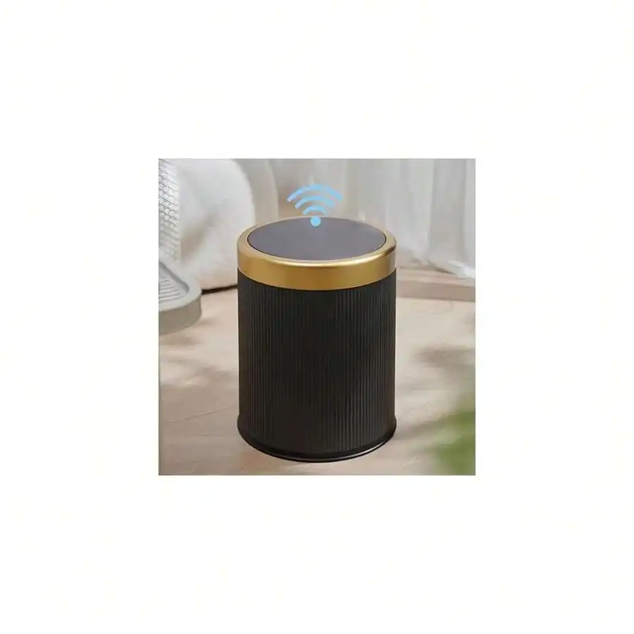 

Automatic Motion Sensor Touchless Trash Can With Lid 10.5L Smart Garbage Bin For Bathroom Office Bedroom